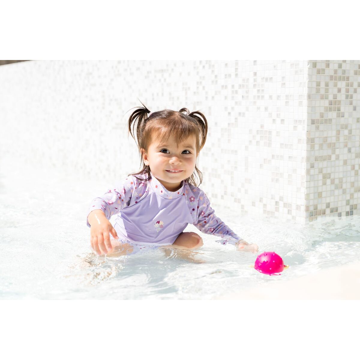 Splash About Dětské UV tričko dlouhý rukáv Lilac Spring