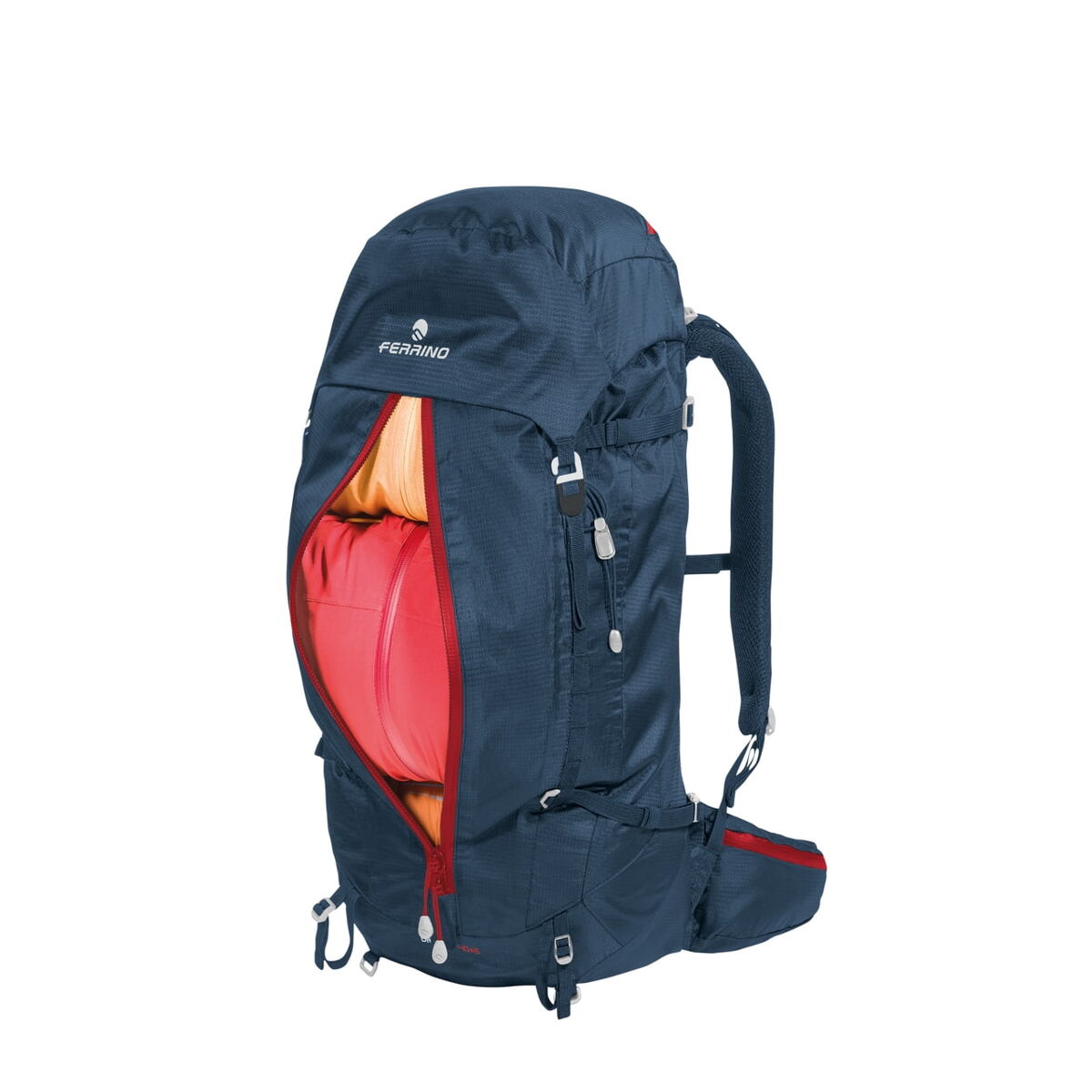 Ferrino 100% voděodolný turistický batoh Dry Hike 40+5 l blue