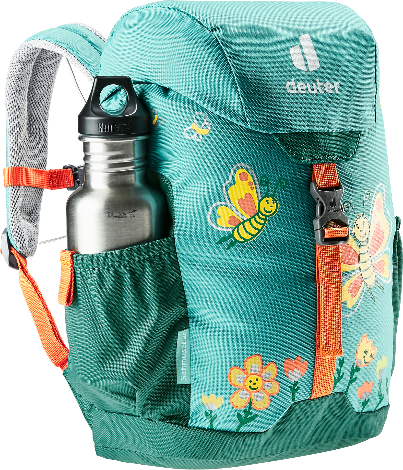 Dětský batoh Deuter Schmusebär 8 l dustblue/alpinegreen
