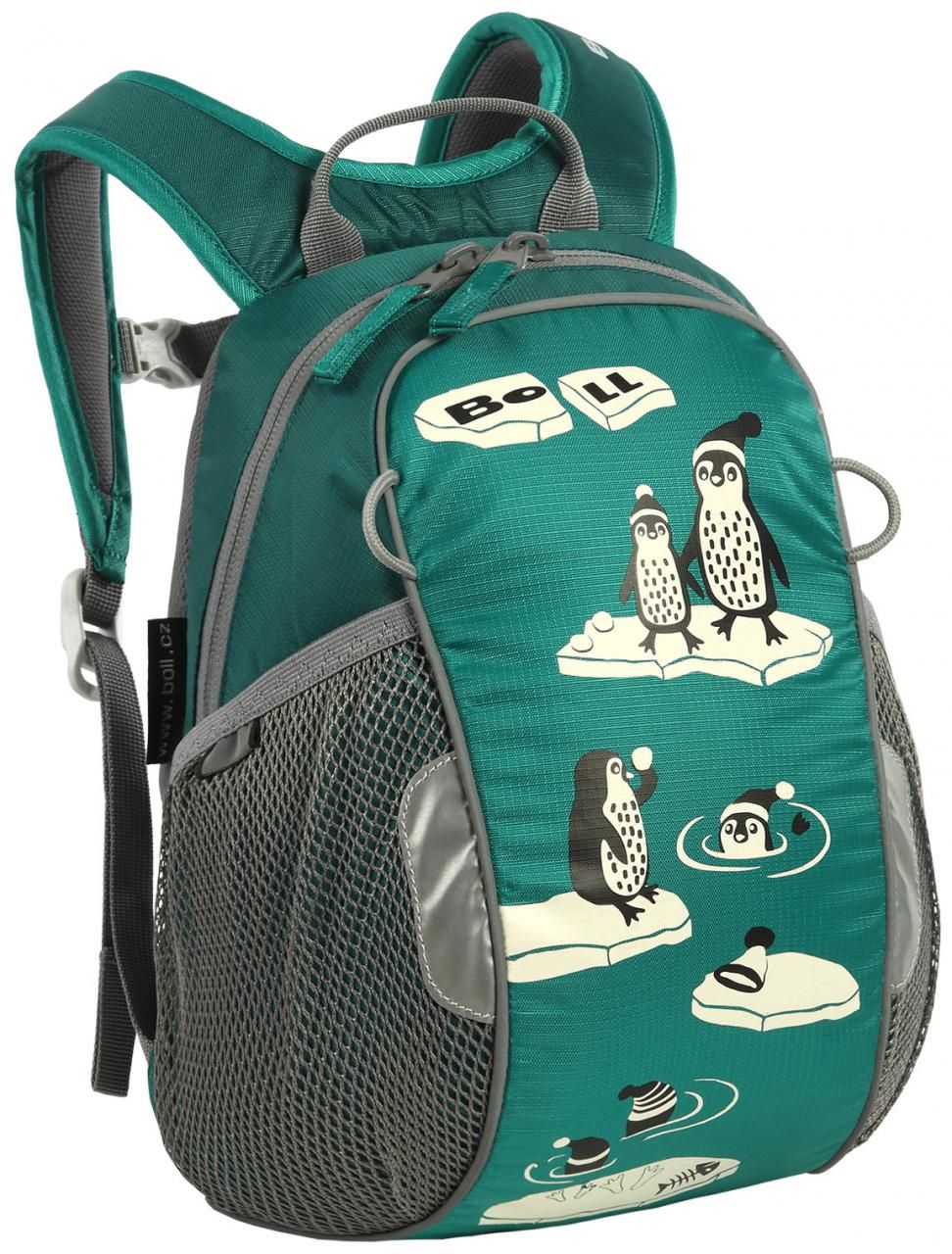 Dětský batoh Boll Bunny peppermint 6 l s plyšákem Myškou
