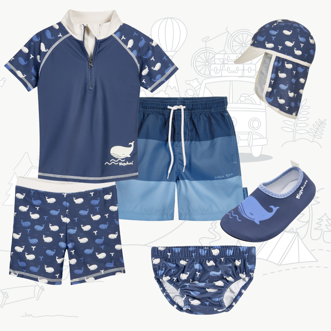 Dětský UV outfit Velryba